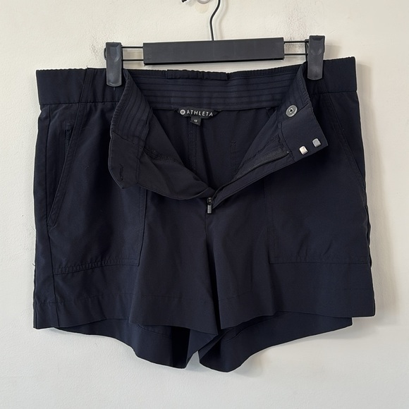 Athleta Tribeca Utility Short Black Size 12 - Picture 4 of 7